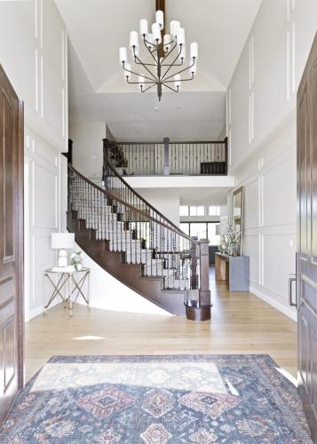 Oakwood Entry Way Staircase View